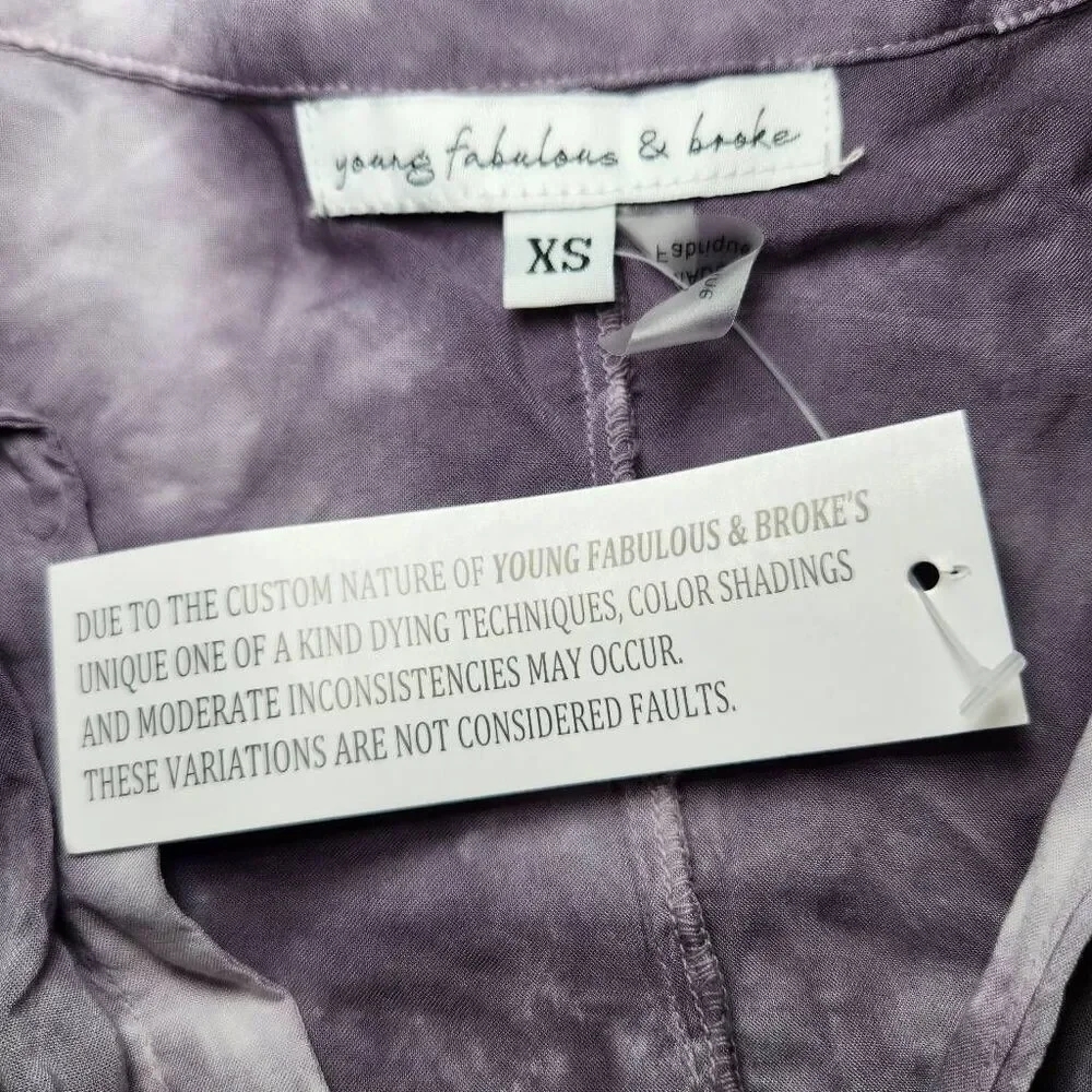 Young Fabulous & Broke Raine Tie Dye Wrap Dress - Picture 8 of 12